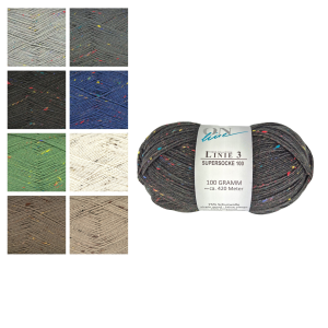 LINIE 3 SUPERSOCKE 100 TWEED