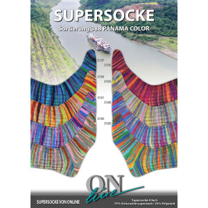 SUPERSOCKE 100 SORT. 388 PANAMA COLOR