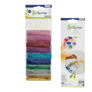 GLOREX BIO GLITTER FEIN 10FB 20g BUNT