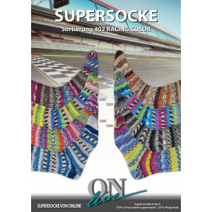 SUPERSOCKE 6-FACH SORT. 402 RACING COLOR