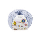 ALIZE COTTON GOLD HOBBY NEW 513 CRYSTAL BLUE