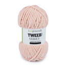 Loopncraft Tweed Velvet 02 white-pink