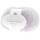 RICO Essentials Super Kid Mohair Loves Silk Glamorous Glitter Flieder