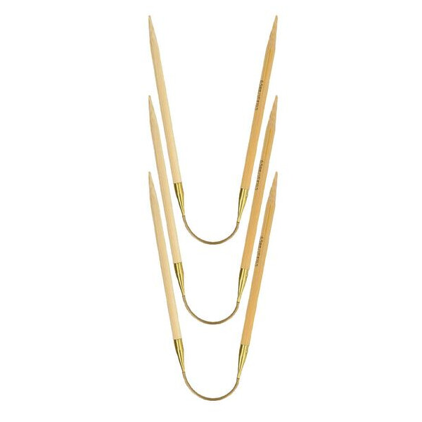 ADDICRASYTRIO BAMBUS STRUMPFSTRICKNADELN (3 ST.) 30cm / 6.5mm - Wolle