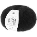 RICO LUXURY ALPACA COTTON FUSION Schwarz