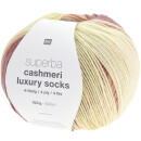 RICO SUPERBA CASHMERI LUXURY SOCKS 4-FÄDIG 37 EARTHY PASTELS