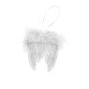 GLOREX ENGELFLÜGEL FEDER SCHMAL WEISS