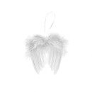 GLOREX ENGELFLÜGEL FEDER SCHMAL WEISS 11 x 13 cm