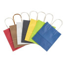 GLOREX PAPIERTRAGETASCHE MIT KORDELGRIFF BASIC 18 x 21 x...