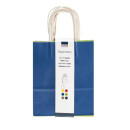 GLOREX PAPIERTRAGETASCHE MIT KORDELGRIFF BASIC 18 x 21 x...