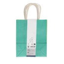 GLOREX PAPIERTRAGETASCHE MIT KORDELGRIFF PASTELL 18 x 21 x 8 cm (7 STK.)
