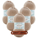 5 x ALIZE HAPPY BABY NEW 256 MIT LABEL