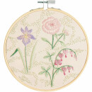 Rico Design Stickpackung Frühlingsblumen Ø 15 cm