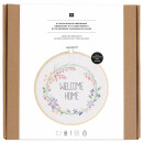 Rico Design Stickpackung Blumenkranz Ø 20 cm
