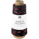 RICO DESIGN CREATIVE MAKE IT PAILLETTE Schwarz Neon
