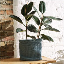 RICO DESIGN FASHION JERSEY BLAU-GRAU