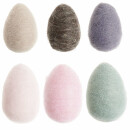 RICO DESIGN  FILZEI ROSA/BLAU 6 STK. Ø 4 cm