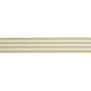 RICO DESIGN PAPER POETRY WEBBAND DUO STREIFEN 25 MM x 3 M Grünbeige/Creme
