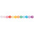 RICO DESIGN ITOSHII KUNSTSTOFFPERLEN REGENBOGEN Ø8mm (36 STK.)