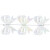 RICO DESIGN ITOSHII SCHLEIFEN PERLEN HOLOGRAFISCH 23x29x6mm (6 STK.)