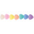 RICO DESIGN ITOSCHII HERZPERLEN MINI PASTELL 8x9x5mm (70 STK.)