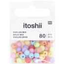 RICO DESIGN ITOSHII KUNSTSTOFFPERLEN MATT RAINBOW/PASTELL...
