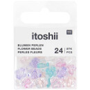 RICO DESIGN ITOSHII BLUMENPERLEN ROSA/BLAU/ MIX  9x9x9mm...