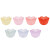 RICO DESIGN ITOSHII BLUMENPERLEN MATT  MULTICOLOR 9x10x7mm (35 STK.)