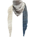 RICO CREATIVE COTTON DÉGRADÉ LUCKY 8 CREME-GRAU